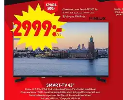 ICA Maxi FINLUX Smart-TV43" 43FDA erbjuda