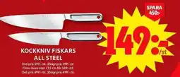 ICA Maxi Kockkniv fiskars all steel erbjuda