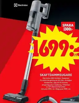 ICA Maxi Electrolux Skaftdammsugare erbjuda