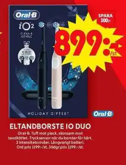 ICA Maxi Oral-B Eltandborste IO duo erbjuda