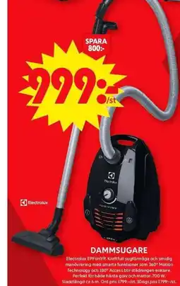 ICA Maxi Electrolux Dammsugare erbjuda