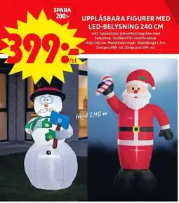 ICA Maxi Upplåsbara figurer med led-belysning erbjuda