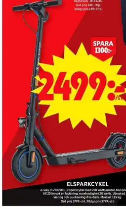 ICA Maxi Elsparkcykel erbjuda