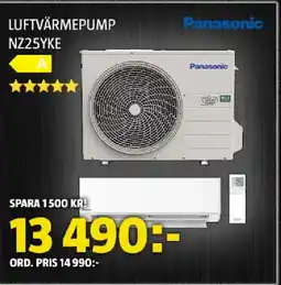 Bauhaus Panasonic Luftvärmepump NZ25YKE erbjuda