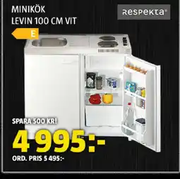 Bauhaus Minikök Levin 100 cm vit e erbjuda