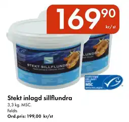 Snabbgross Stekt inlagd sillflundra erbjuda