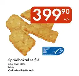 Snabbgross Sprödbakad sejfilé erbjuda