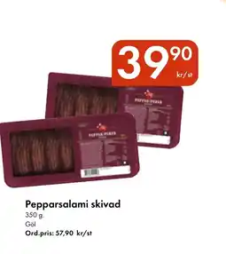 Snabbgross Göl Pepparsalami skivad erbjuda