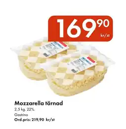 Snabbgross Gastrino Mozzarella tärnad erbjuda