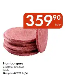 Snabbgross Lithells Hamburgare erbjuda