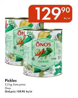 Snabbgross Önos Pickles erbjuda
