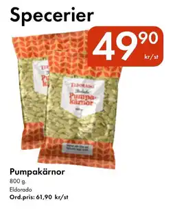 Snabbgross ELDORADO Pumpakärnor erbjuda