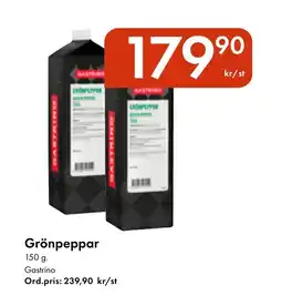 Snabbgross Gastrino Grönpeppar erbjuda