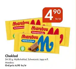 Snabbgross Marabou Choklad erbjuda