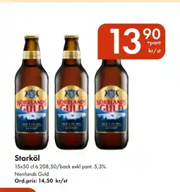 Snabbgross NORRLANDS GULD Starköl erbjuda