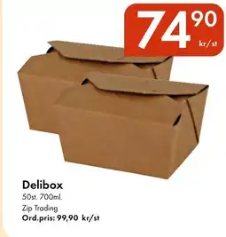 Snabbgross Delibox erbjuda