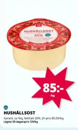 Tempo Garant Hushållsost erbjuda