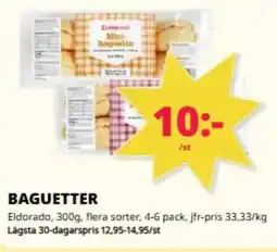 Tempo ELDORADO Baguetter erbjuda
