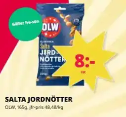 Tempo OLW Salta jordnötter erbjuda