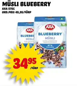 Nelins AXA Müsli blueberry erbjuda