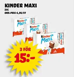 Nelins Kinder maxi erbjuda