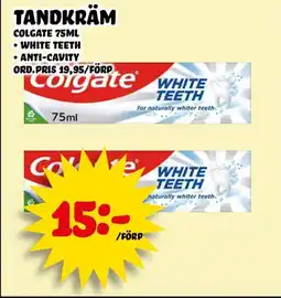 Nelins COLGATE Tandkräm erbjuda