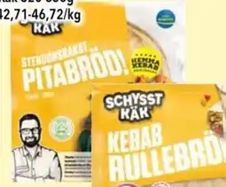 Nelins Schysst Käk Pitabröd erbjuda