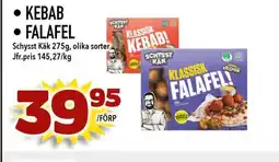 Nelins Schysst Käk Kebab • Falafel erbjuda