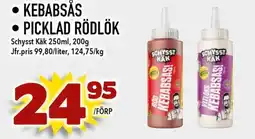 Nelins Schysst Käk Kebabsås • Picklad rödlök erbjuda