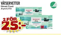 Nelins ELDORADO Våtservetter erbjuda