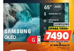 Power SAMSUNG 65" QLED 4K Smart TV TQ65Q7FAAUXXC erbjuda
