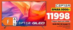 Power CEPTER QLED PRO 4K Google-TV CR55ZM1000SB erbjuda