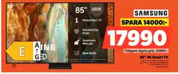 Power SAMSUNG 85" 4K Smart TV TQ85QN70FAUXX erbjuda