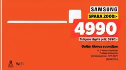 Power SAMSUNG Dolby Atmos soundbar HWS811DXE erbjuda