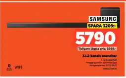 Power SAMSUNG 3.1.2-kanals soundbar HWQS710FXE erbjuda