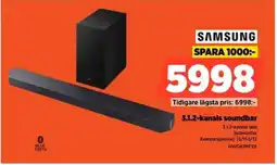 Power SAMSUNG 3.1.2-kanals soundbar HWQ61MFXE erbjuda