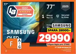 Power SAMSUNG 77" OLED 4K Smart TV TQ77595FATXXC erbjuda