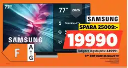 Power SAMSUNG 77" S91F OLED 4K Smart TV TQ77591FAEXXC erbjuda
