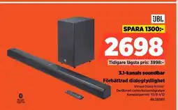 Power JBL 3.1-kanals soundbar JBLSB580 erbjuda