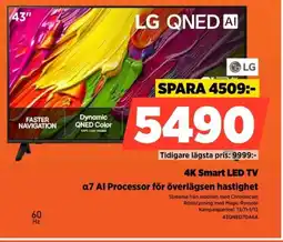 Power LG 4K Smart LED TV 43QNED70A6A erbjuda