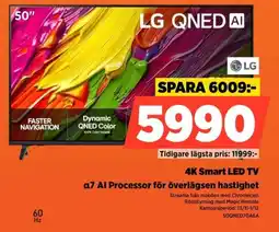 Power LG 4K Smart LED TV 50QNED70A6A erbjuda