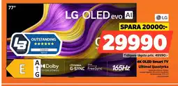 Power LG 4K OLED Smart TV OLED77G54LW erbjuda
