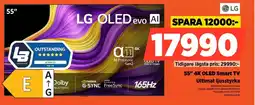Power LG 55" 4K OLED Smart TV OLED55G54LW erbjuda
