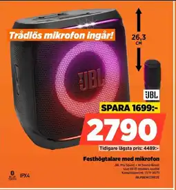 Power JBL Festhögtalare med mikrofon JBLPBENCORE2E erbjuda