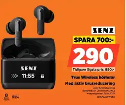 Power SENZ True Wireless hörlurar SDISPLAYTWSBK erbjuda