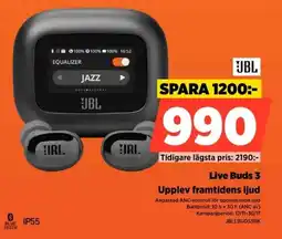 Power JBL Live Buds 3 JBLLBUDS3BK erbjuda