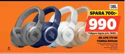 Power JBL LIVE 770 NC Trådlösa hörlurar JBLL770NCSAT erbjuda