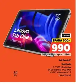 Power Lenovo Tab One 8,7 ZAFO0254SE erbjuda