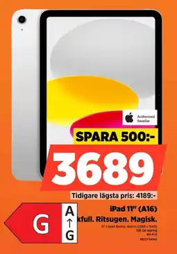 Power iPad 11" (A16) MD3Y4KNA erbjuda