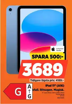 Power iPad 11" MD4A4KNA erbjuda